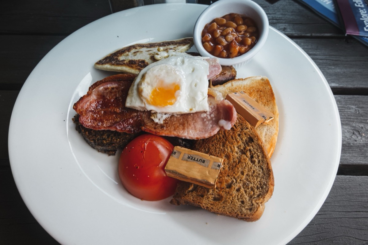 A full cooked breakfast